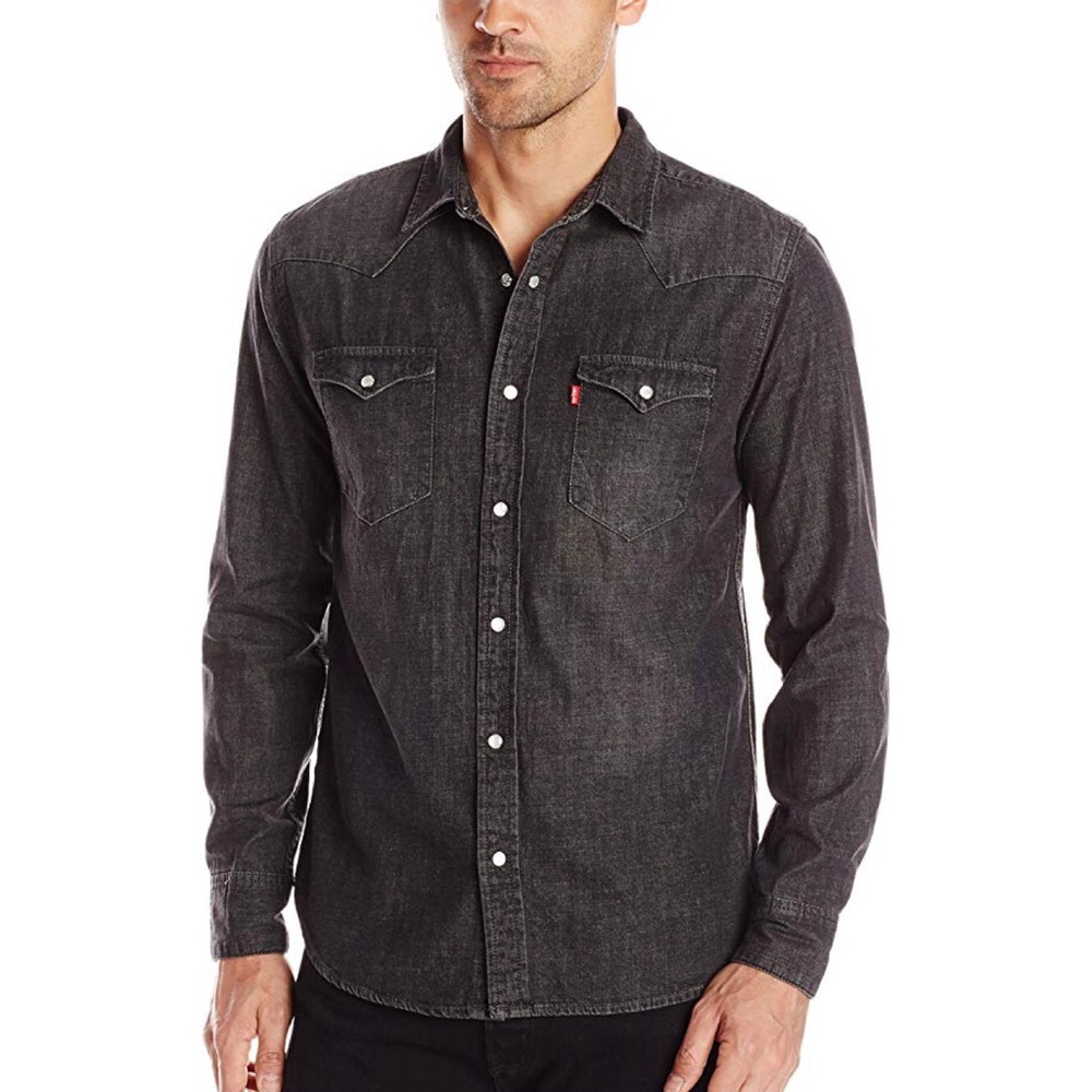 Levi Men’s Barstow Denim Button-down